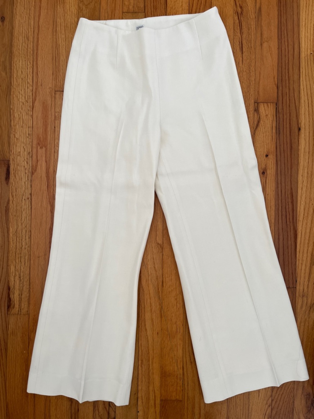 Toteme wide leg evening trousers ecru